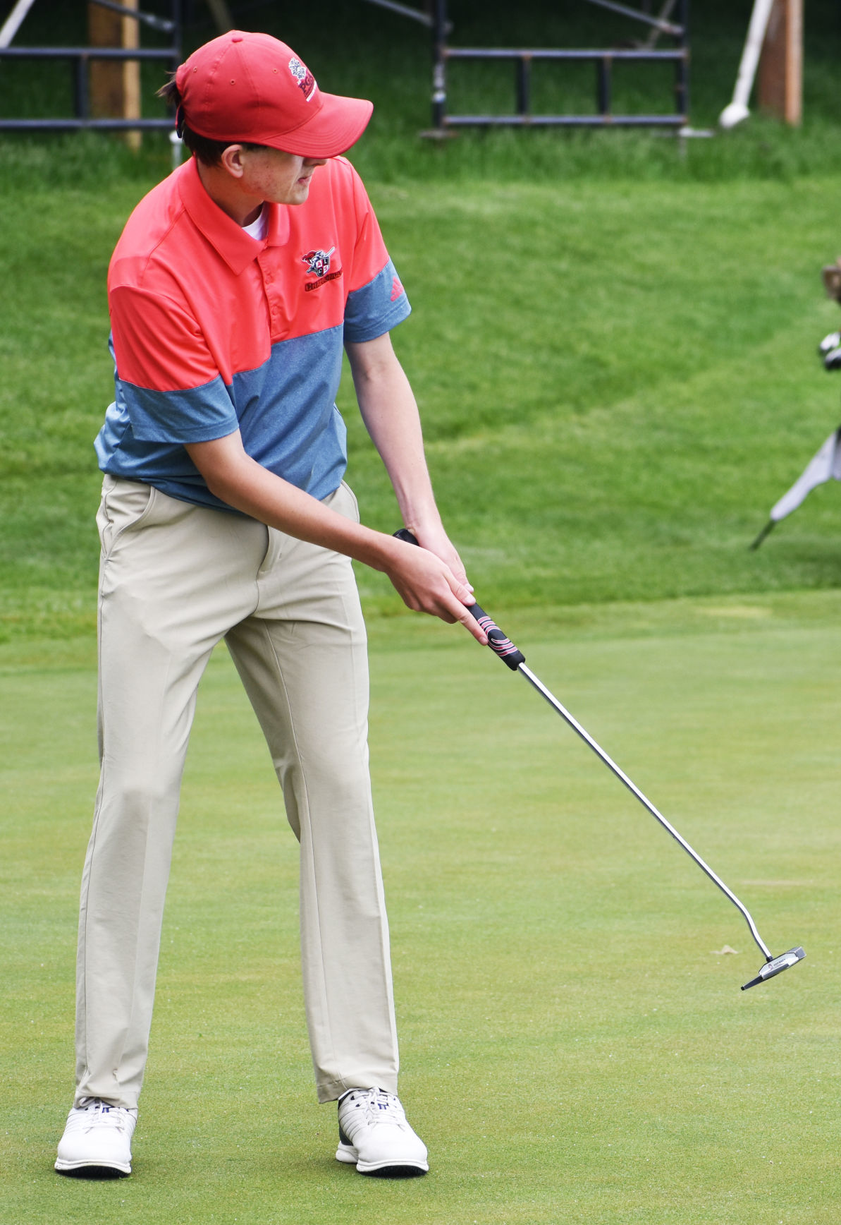WIAA boys golf photo: Madison Abundant Life's Jack Rollins